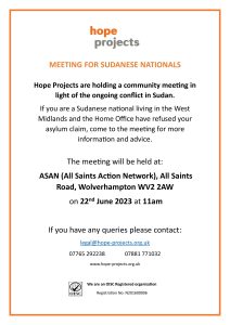 Details of Sudanese meeting in English